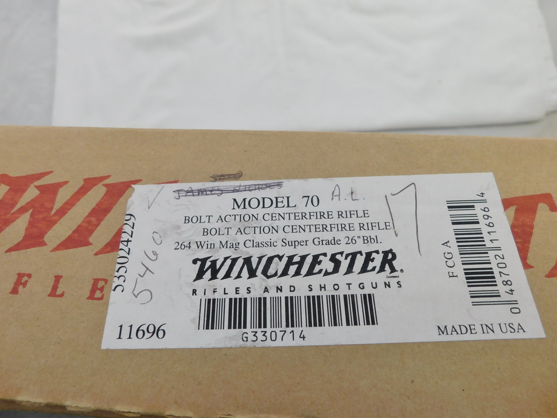 Winchester 70 Classic Super Grade 264 Magnum NIB New Haven | Fugate ...