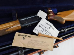 1965 Browning A-5 Light 12 2 Barrel Set In Tolex Case