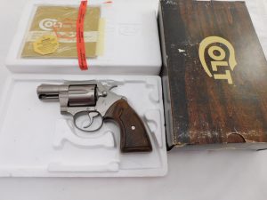 1981 Colt Detective Special E Nickel Custom Shop NIB