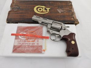 1981 Colt Trooper Mark V E Nickel In The Box