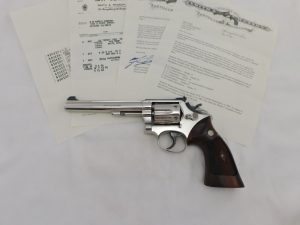 1960 Smith Wesson 17 K22 Masterpiece Nickel With Letter