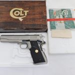 1979 Colt 1911 Government Series 70 Satin Nickel In The Box