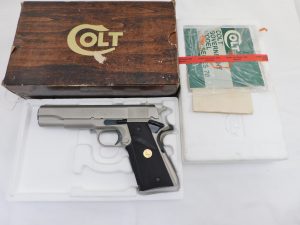 1979 Colt 1911 Government Series 70 Satin Nickel In The Box